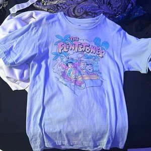 The Flintstones Blue T-Shirt Size Medium Mens